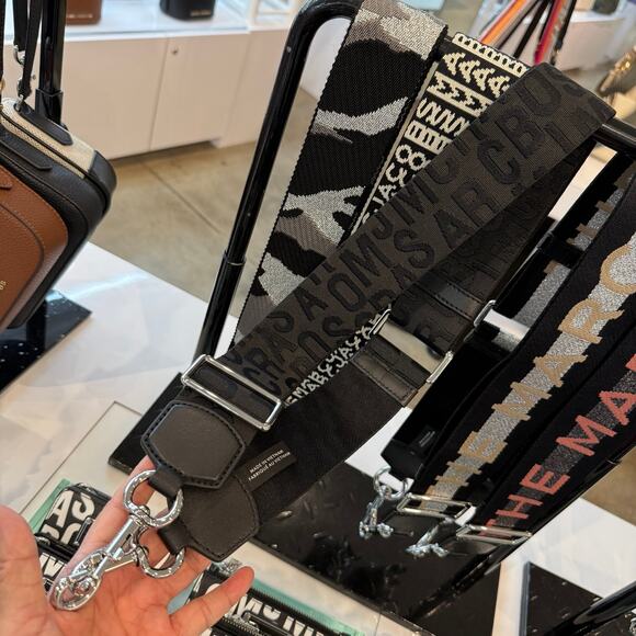 MARC JACOBS Logo Webbing Strap (Bag Belt) 2 inch $85 - Picture 1 of 10